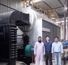 4 ton Coal Fired Boiler for Rice Mill Plant in Bangladash