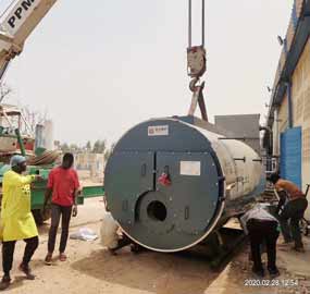 Yuanda Boiler 3 set 2 ton Oil Fired Steam Boiler in Burkina Faso