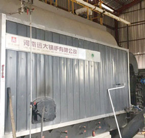 Yuanda Boiler DZL 6 ton Chain Grate Boiler Running with Coal for Feed Mill