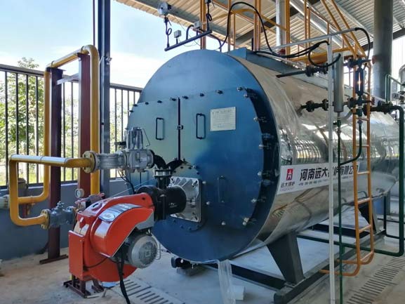 industrial boiler powered by oil burner