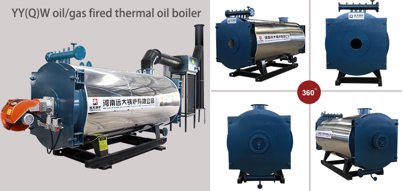 natural gas diesel fired thermal oil boiler china