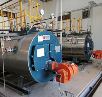 2 sets diesel steam boiler 1000 kg hr commission successfully in Thailand