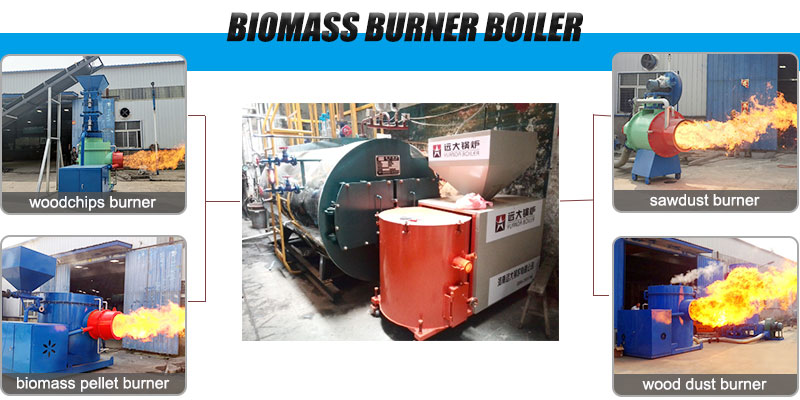 biomass pellet burner wood chip burner boiler
