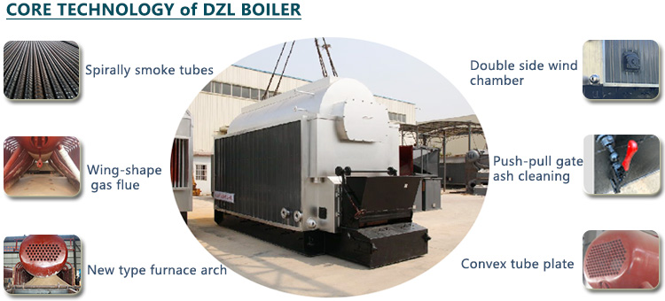 core technology of dzl husk boiler