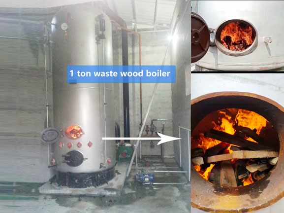 1 ton waste wood boiler