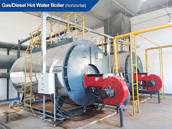 Gas Diesel Fired Hot Water Boiler Horizontal