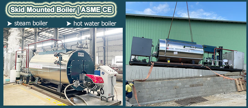 skid mounted steam boilers and hot water boilers
