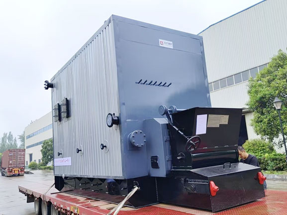 1400kw-YLW-horizontal-thermal-oil-boiler-for-hot-pressingmachine