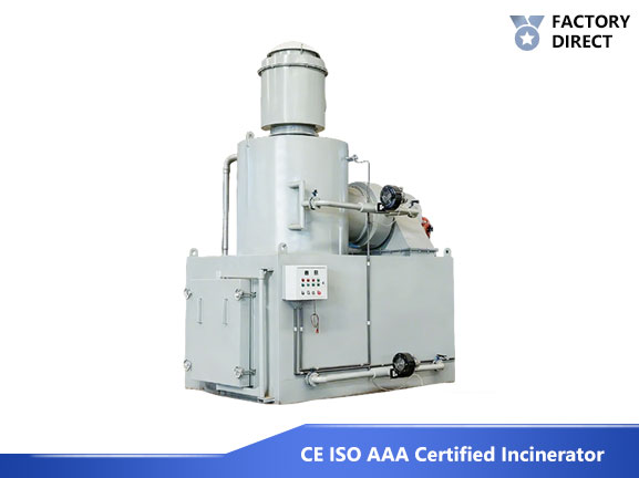 smokeless waste incinerator