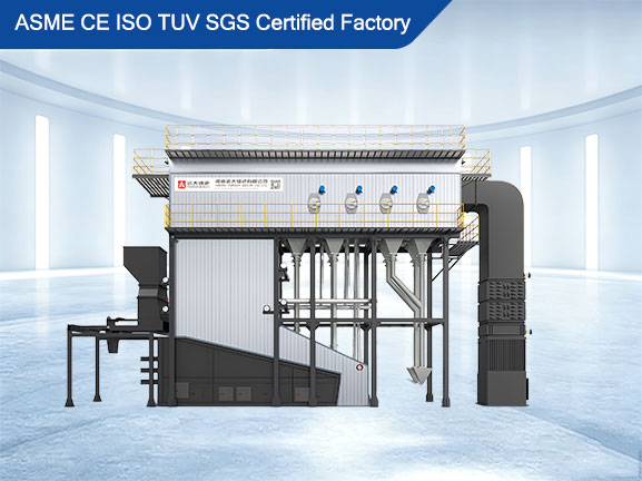 8 ton membrane wall boiler