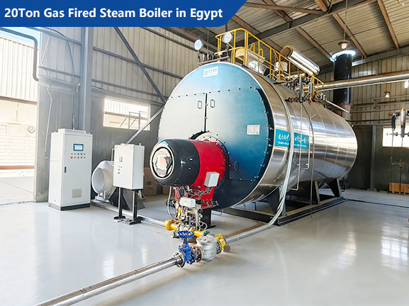 20-ton-hr-complete-gas-fired-steam-boiler-installed-in-Egypt-paper-mill