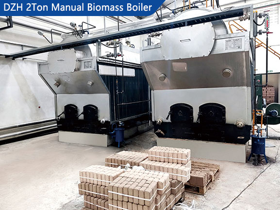 DZH-manual-feeding-wood-boiler,firewood-steam-boiler,briquette-steam-boiler,traveling-grate-biomass-boiler