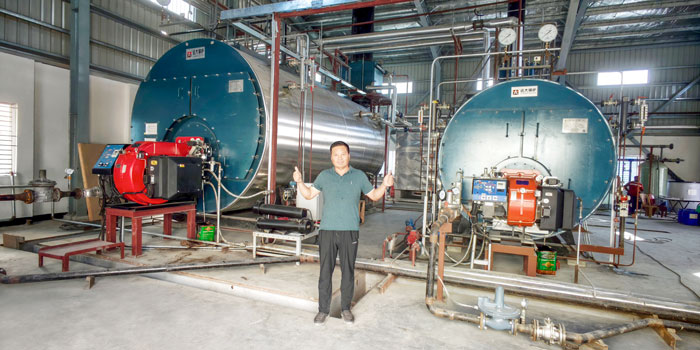 steam boiler for stenter machine and sizing machin in Bangladesh