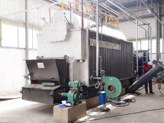 charcoal fired steam boiler