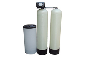 Water softener for steam boiler