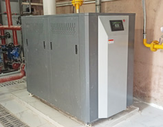 700 kw commercial natural gas fired modular hot water boiler for space heating