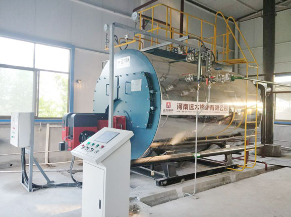 6000kg boiler with gas burner
