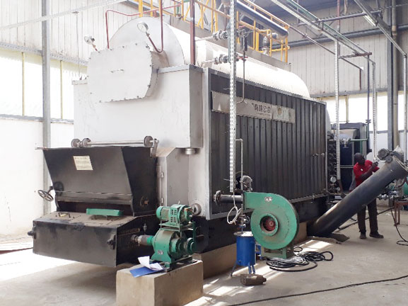 horizontal coal biomass chain grate boiler