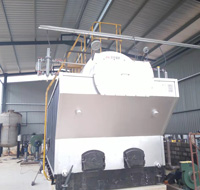 DZH 6 Ton Manual Feeding Wood Fuel Fired Boiler for Foam Mattress Processing