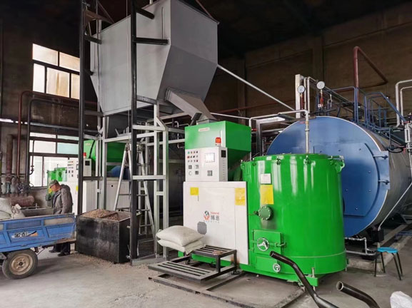 sawdust biomass burner boiler