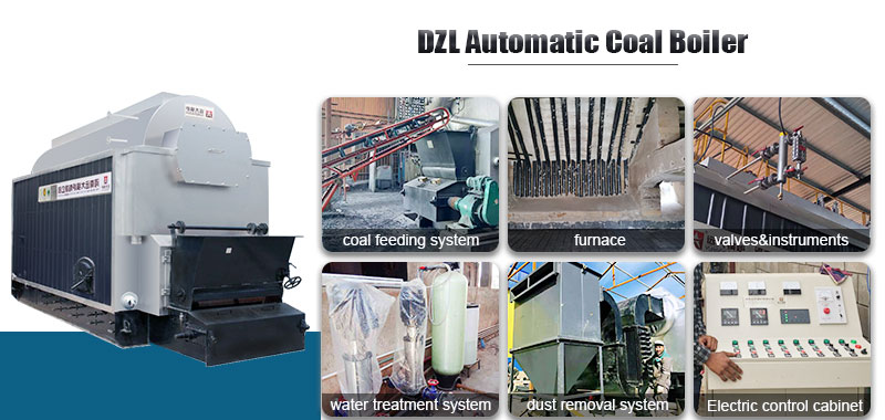 DZL coal operation boiler, coal steam boiler, coal hot water boiler