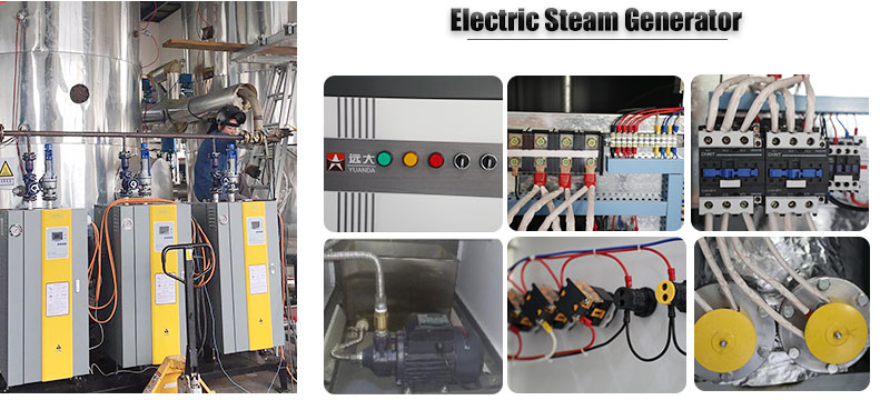 electric boiler for industrial use, boiler structure