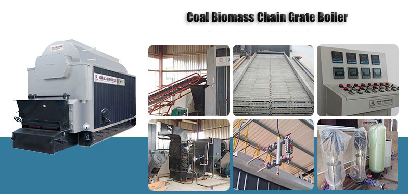 DZL SZL chain grate boiler, coal chain grate boiler, biomass grate boiler