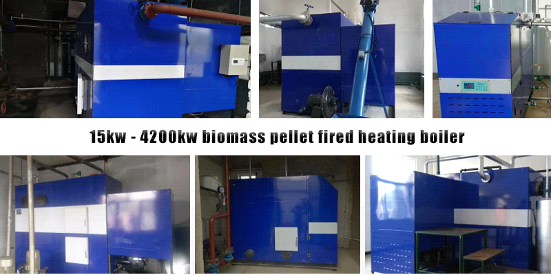 wood pellet heating boiler