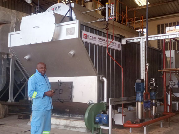 6 ton wood waste boiler for tea factory