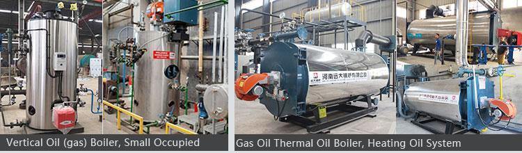 vertical gas diesel steam boiler, thermal oil boiler 