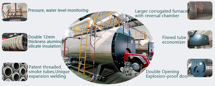 advantage of WNS gas oil boiler