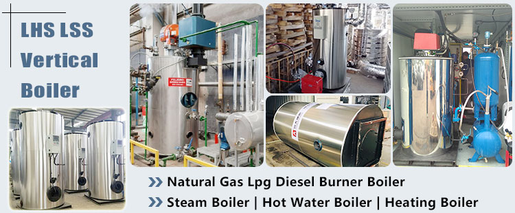 vertical boiler, vertical gas boiler, vertical diesel boiler