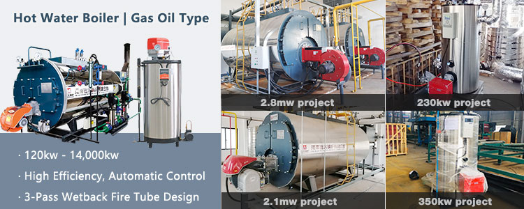 120kw to 14000kw hot water boiler, gas diesel fired boiler for hot water generating