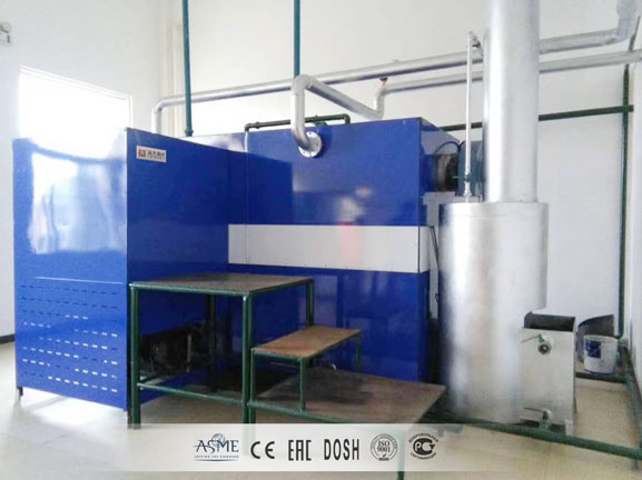 biomass pellet heating boiler