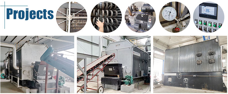 coal thermal fluid boiler projects