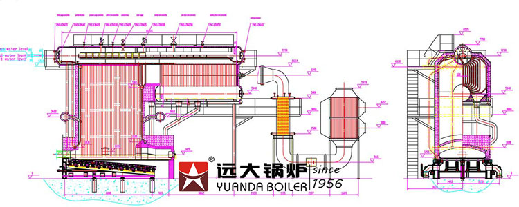 working diagram of step grate boiler