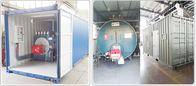 portable containerised boiler