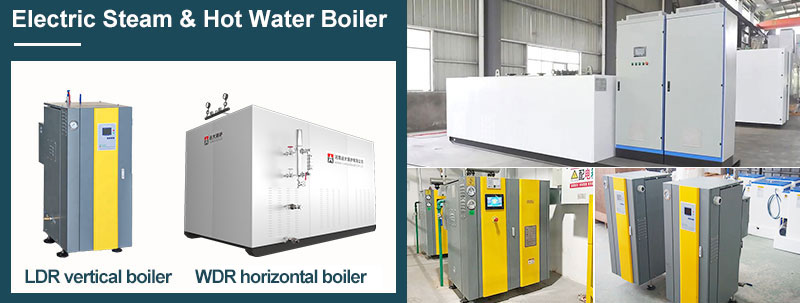 electric steam and hot water boiler
