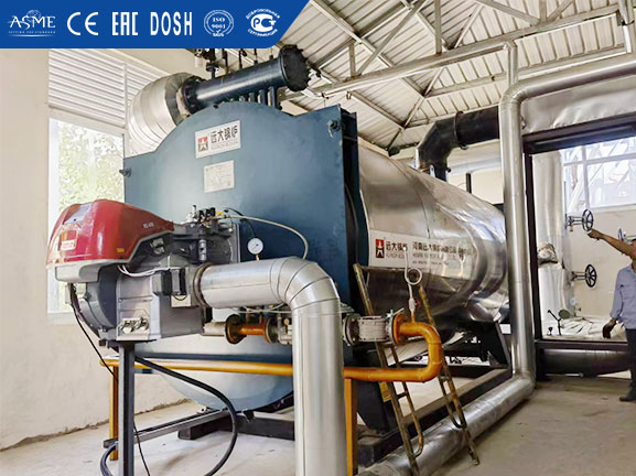 gas diesel fired thermal oil boiler