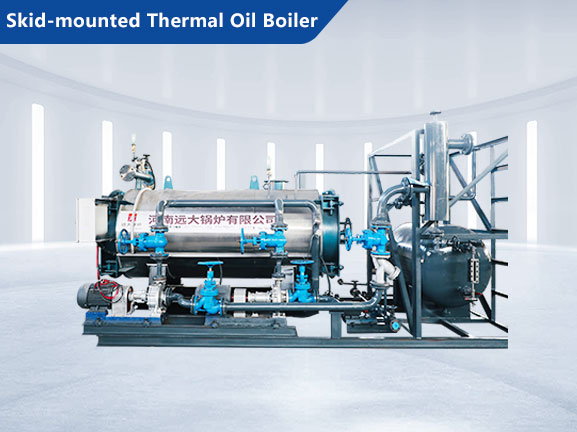 skid mounted thermal oil heater