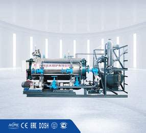 skid mounted thermal oil heater boiler