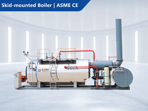 skid mounted steam boiler