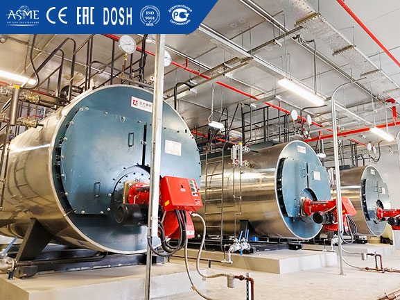 2.8mw gas fired hot water boiler