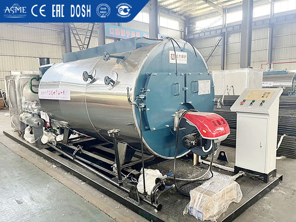 1ton skid boiler for hospital