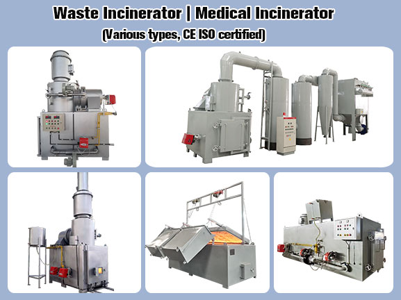 smokeless waste incinerator