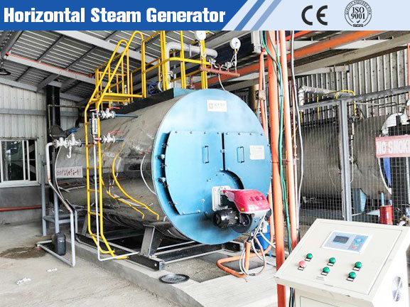 horizontal gas oil steam generators