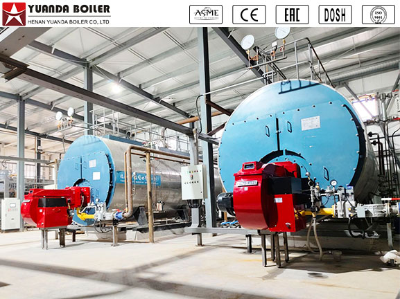 4 ton gas fired steam boiler