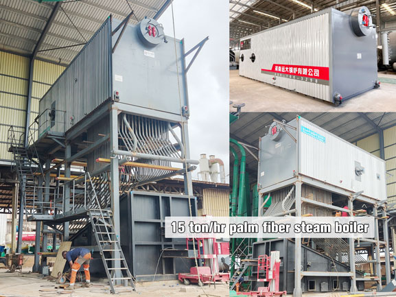 palm shell boiler