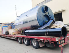 Yuanda Boiler Ships 4-Ton Dual-Fuel Boiler to Ghana for Corrugated Paper Product