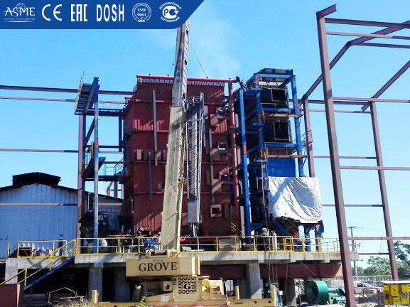 corner tube bagasse boiler